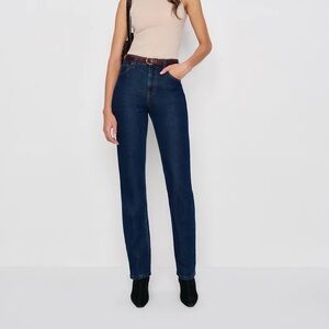 Reformation Jax Stretch High Rise Straight Jeans